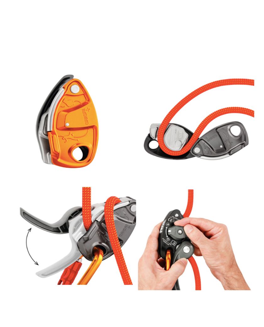 Asegurador Grigri Plus Petzl Con Bloqueo Antipánico