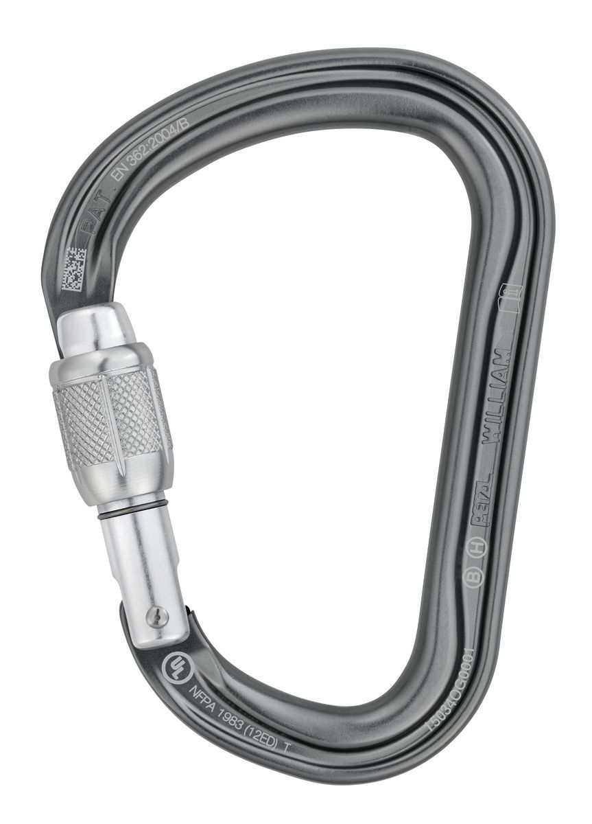 Mosqueton William Screw Lock Petzl 2023