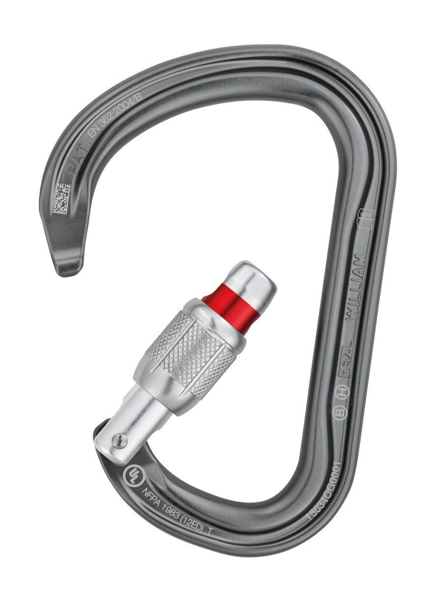 Mosqueton William Screw Lock Petzl 2023