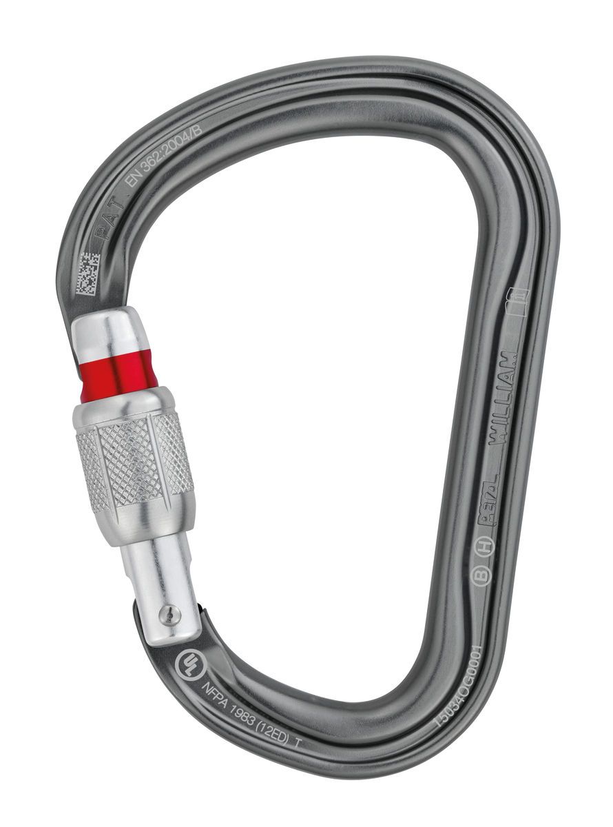 Mosqueton William Screw Lock Petzl 2023