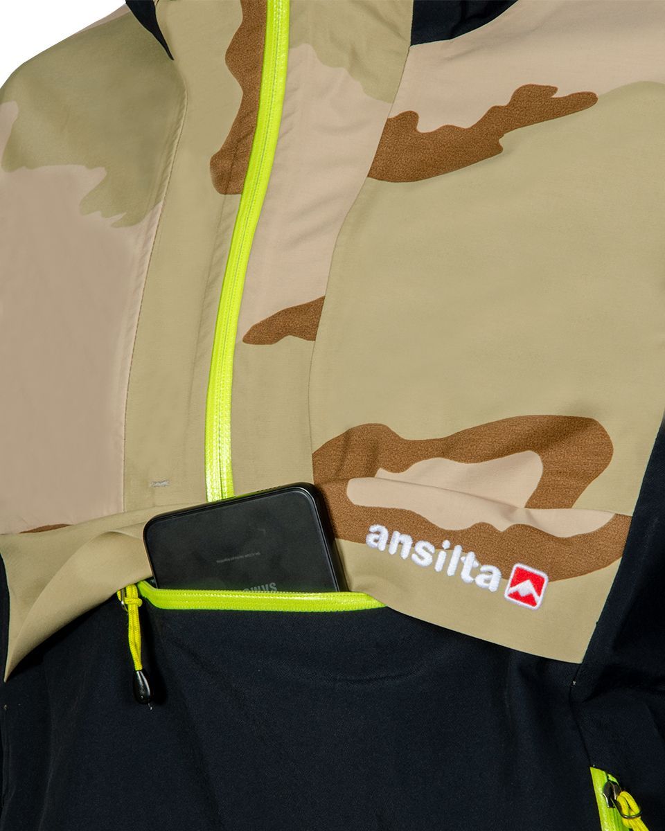 Anorak Sacha Impermeable Gore-tex Camuflado Hombre