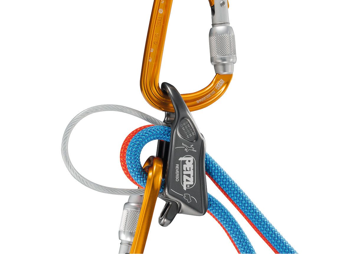 Descensor Y Asegurador  Reverso Petzl