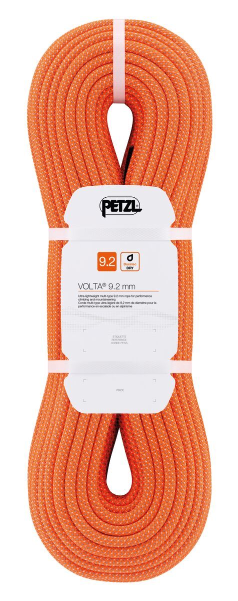 Cuerda Petzl Volta 9.2 Mm De 60 Mts  Para Escalada Deportiva