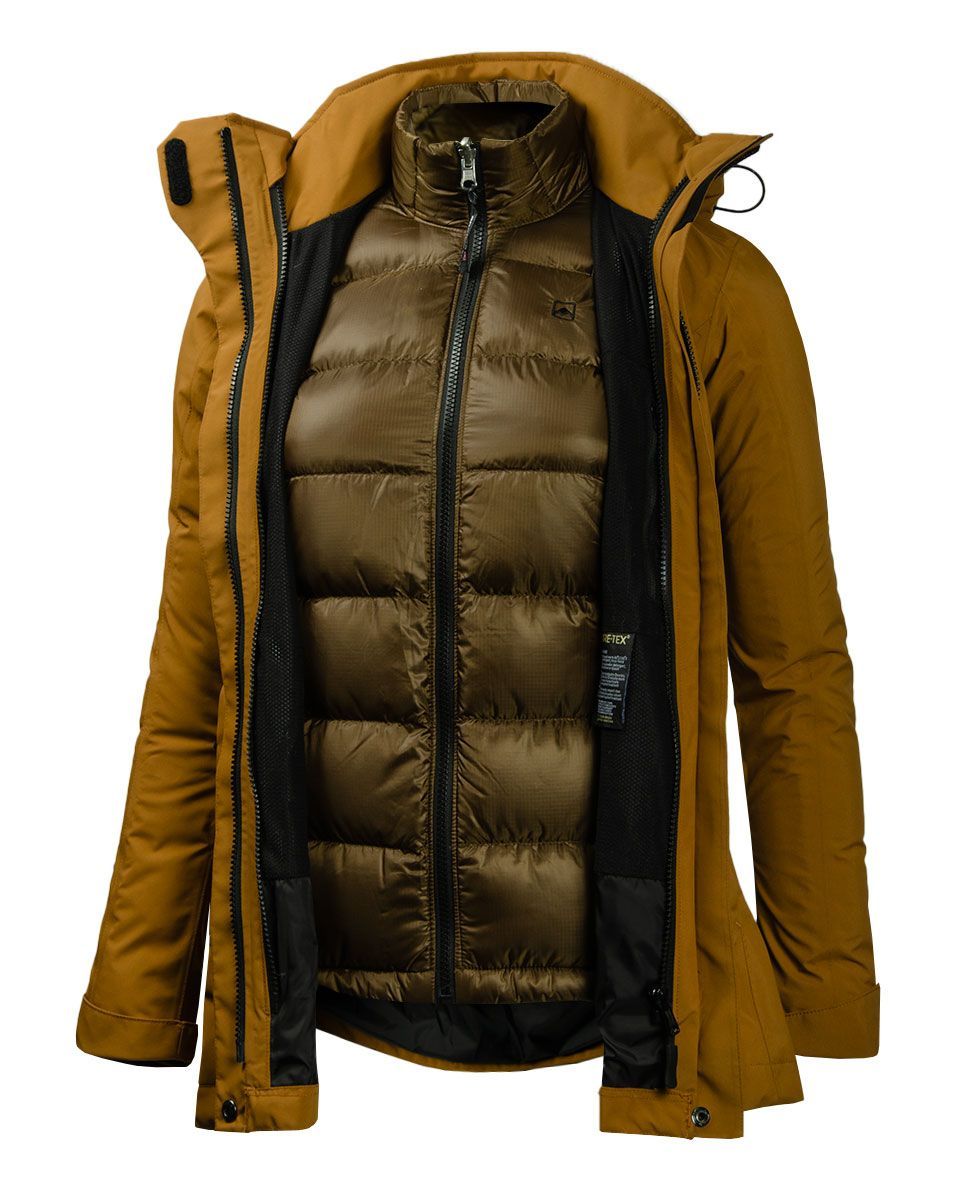 Campera Fusion 3 En 1 Mujer Gore-tex + Pluma Allied 800 Fp