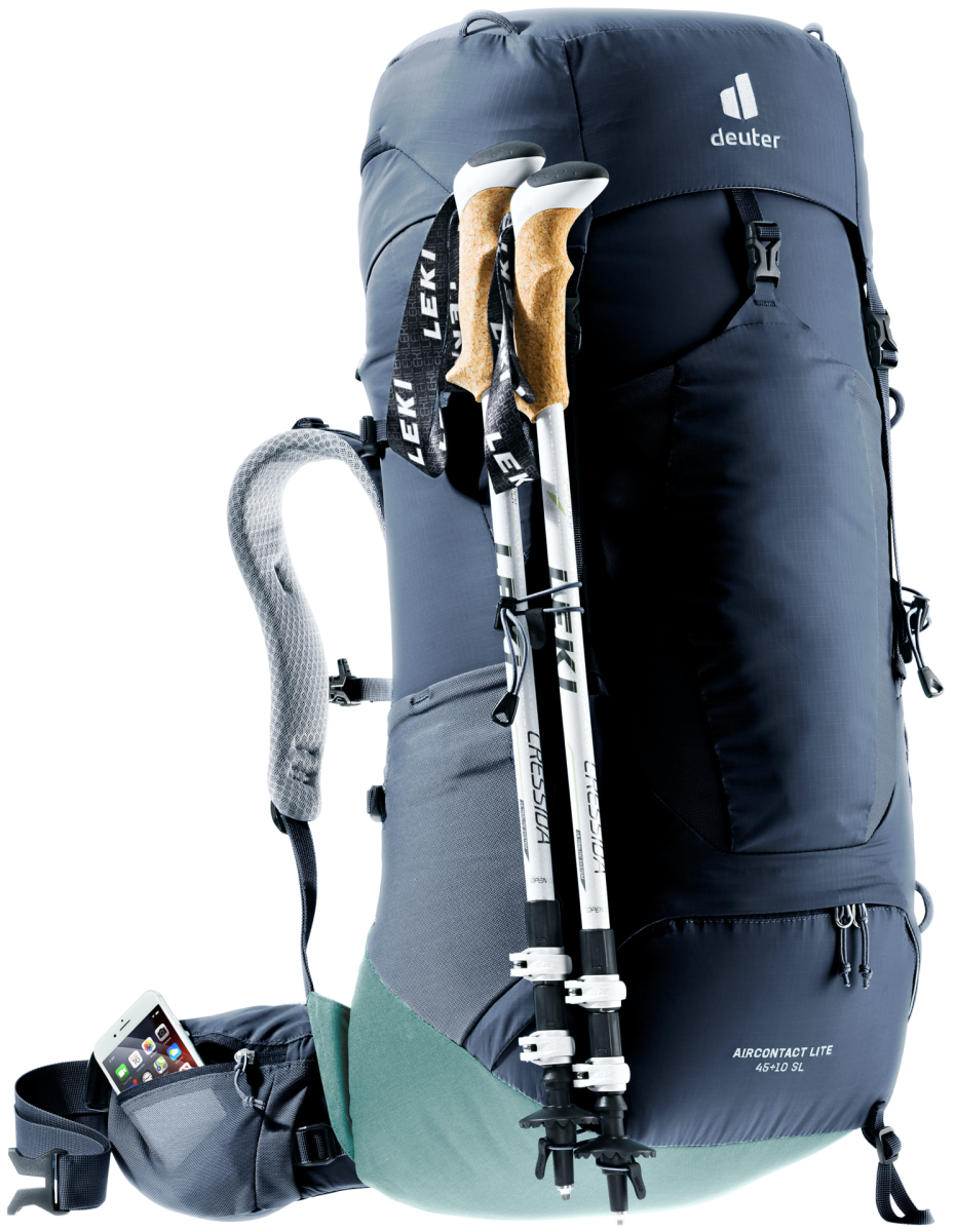 Mochila Aircontact Lite 45+10 Lts Sl Dama Deuter 2025