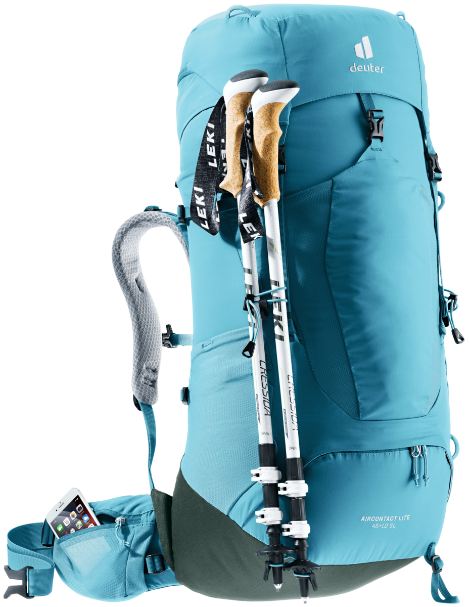 Mochila Aircontact Lite 45+10 Lts Sl Dama Deuter 2025