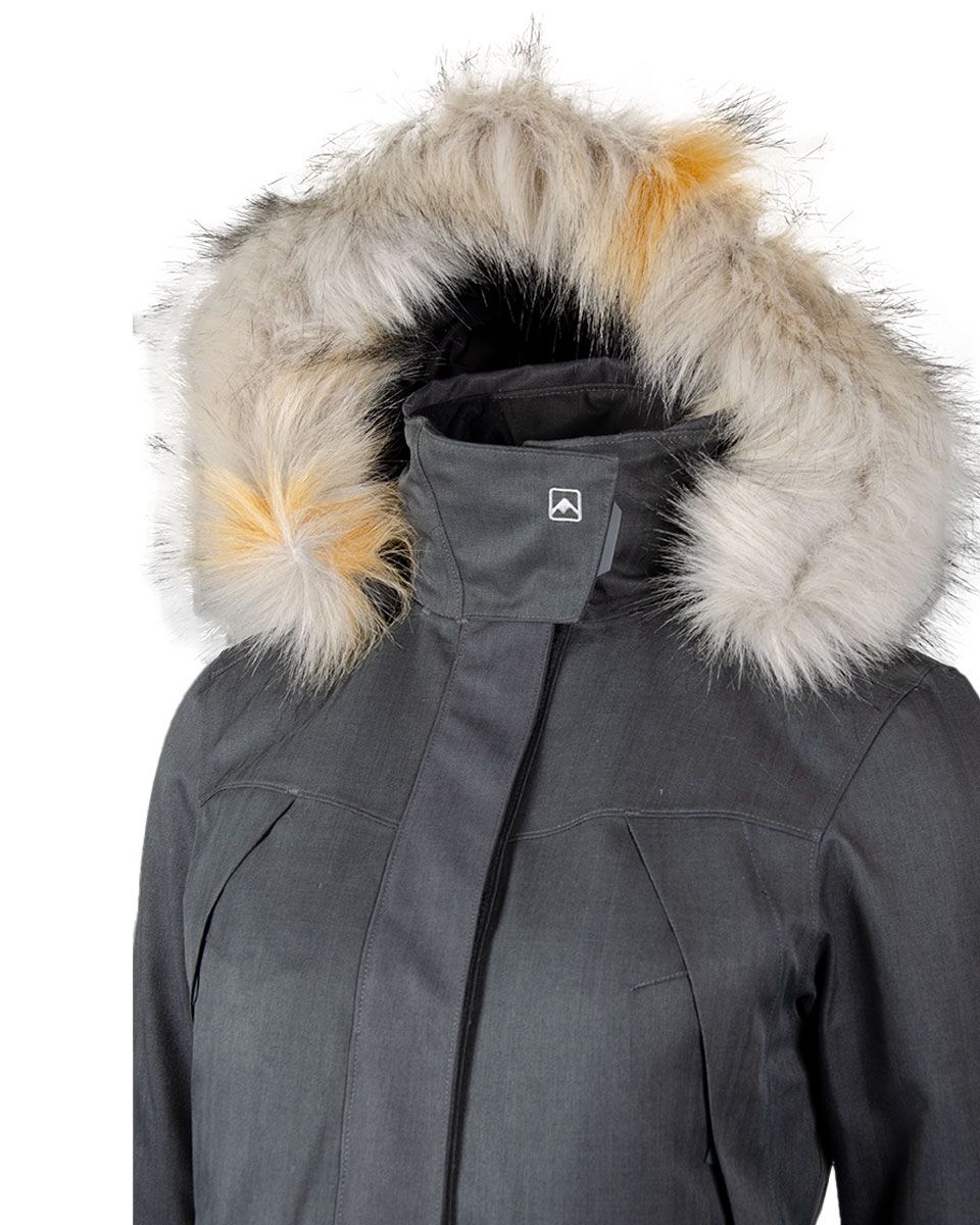Parka Terra Dama Ansilta Gore-tex Impermeable Con Abrigo