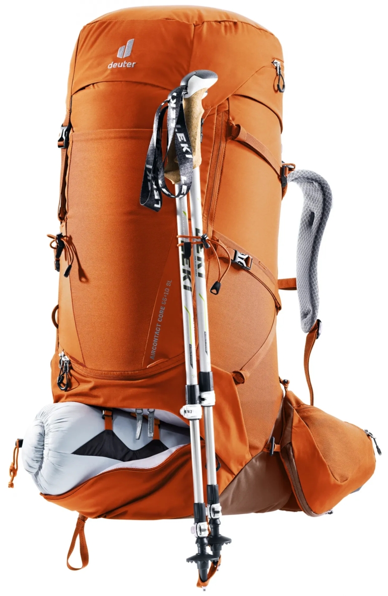 Mochila Aircontact Core 55+10 Lts Sl Dama Deuter 2025