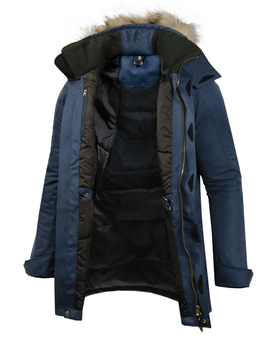Parka Terra Hombre Ansilta Gore-tex Impermeable Con Abrigo