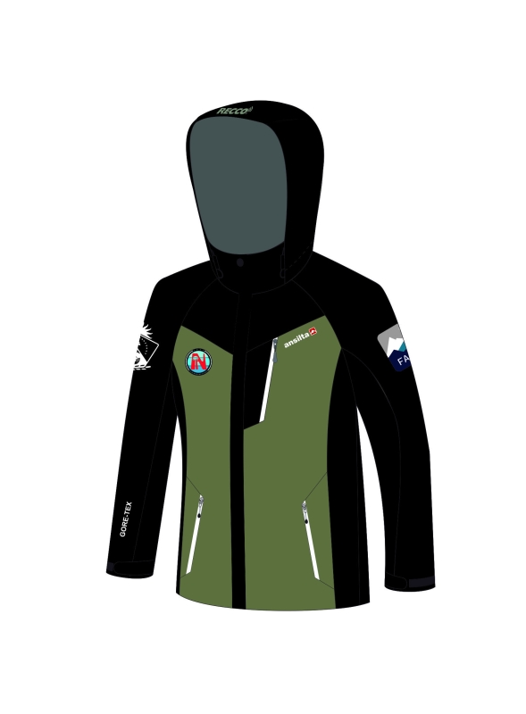 Campera Impermeable Cne Niño- Gore-tex 2 Capas Con Abrigo 