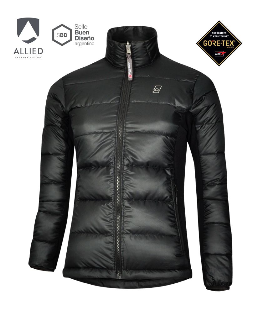 Campera Fusion 3 En 1 Mujer Gore-tex + Pluma Allied 800 Fp