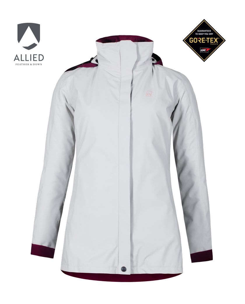 Campera Fusion 3 En 1 Mujer Gore-tex + Pluma Allied 800 Fp